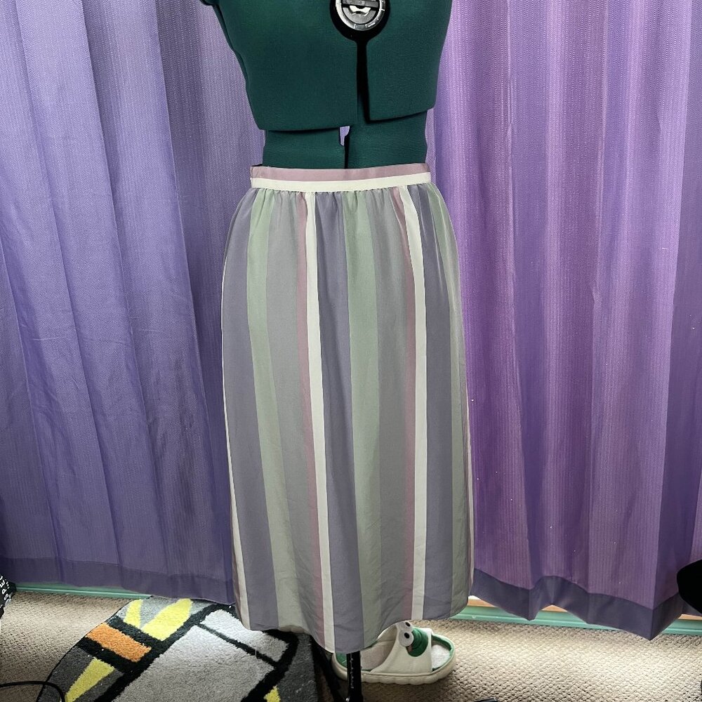 Vintage Striped Skirt